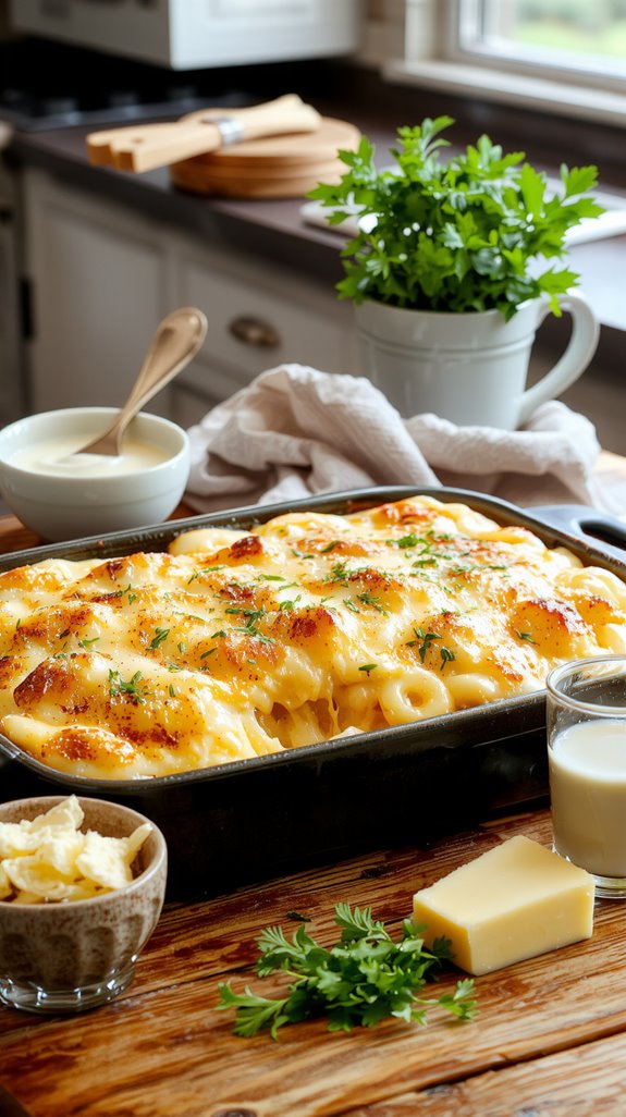 creamy cheesy pasta perfection