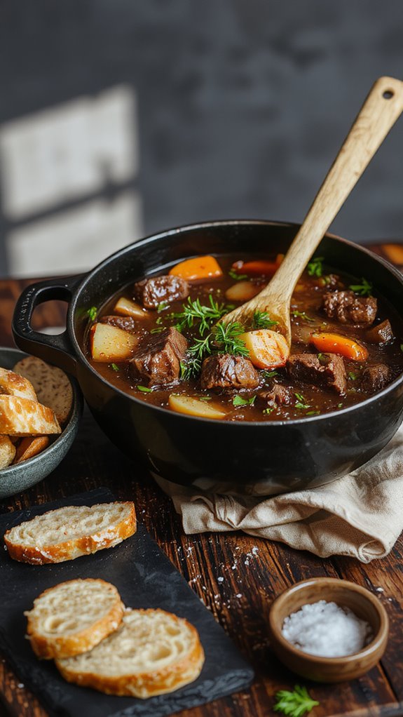 hearty slow cooked stew