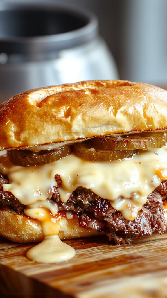 juicy steak sandwich perfection