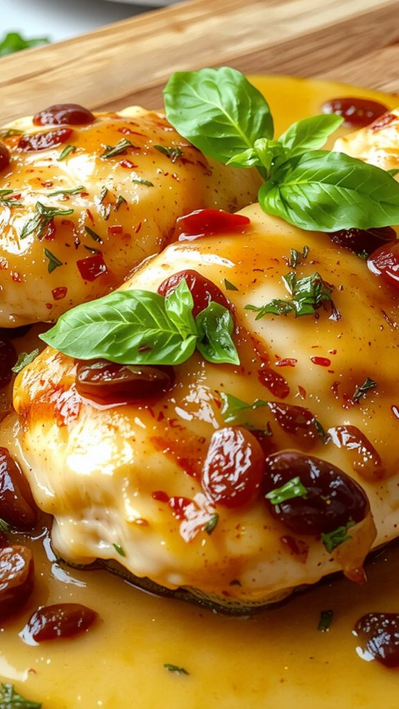 tender chicken parmesan dish