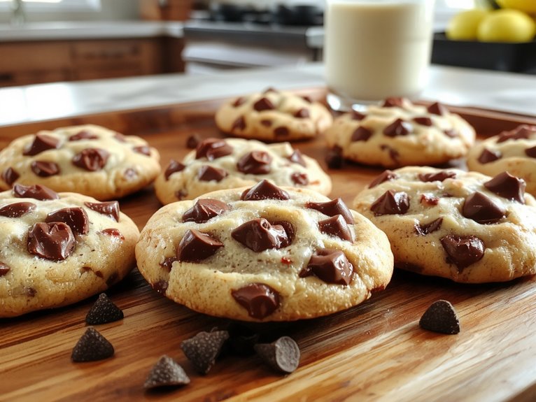 homemade chocolate chip cookies