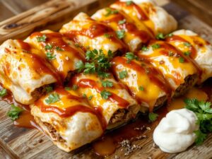 savory cheese filled rolls