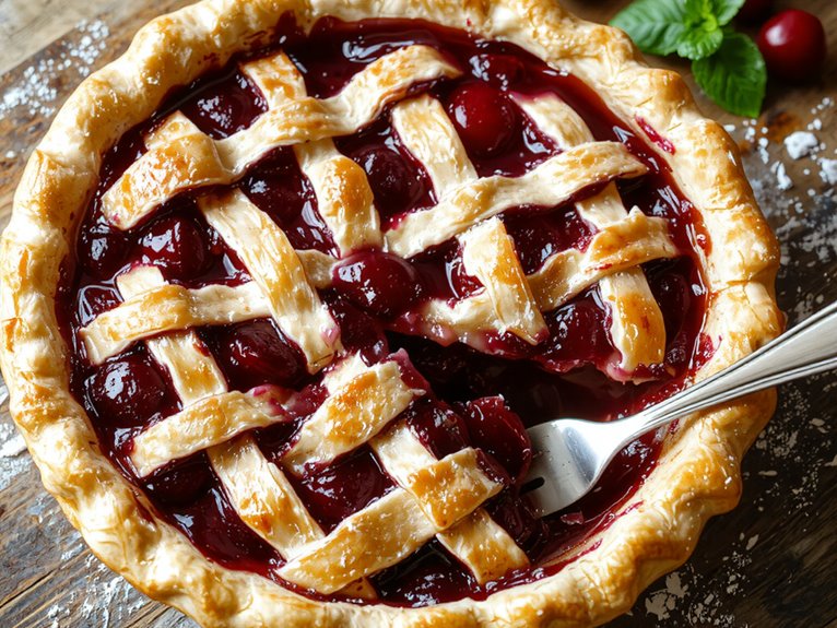 classic homemade cherry pie