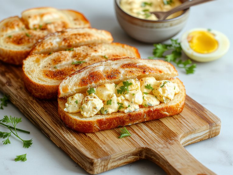 creamy egg sandwich recipe