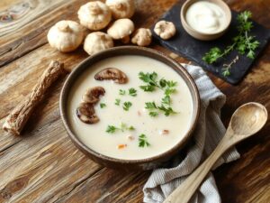 creamy mushroom soup recipe