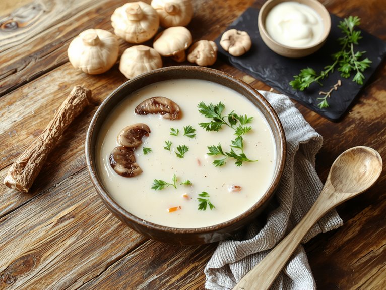 creamy mushroom soup recipe