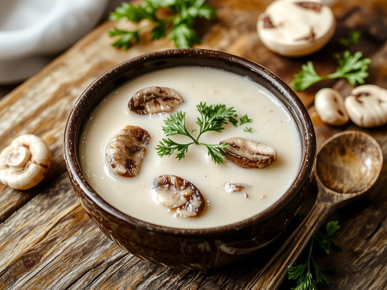 creamy mushroom soup recipe