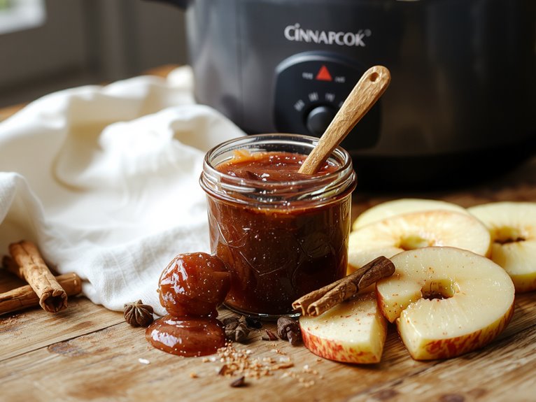 creamy spiced apple spread