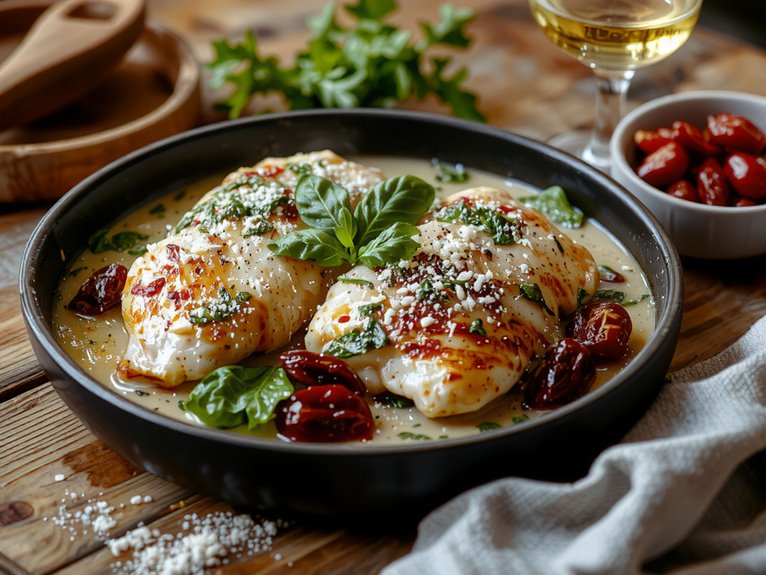 creamy tuscan chicken delight