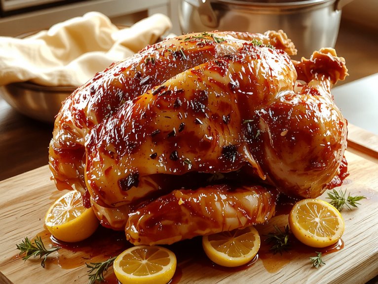 crispy juicy flavorful chicken