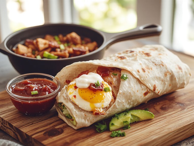 flavorful breakfast burrito recipe
