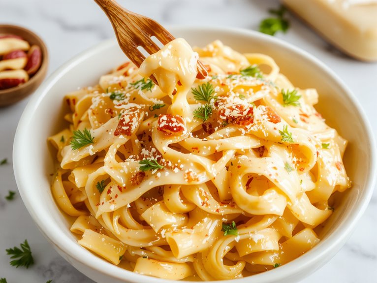 fresh ingredients velvety sauce