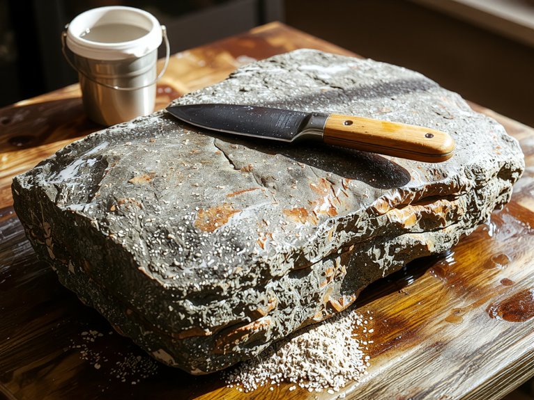 homemade grindstone crafting