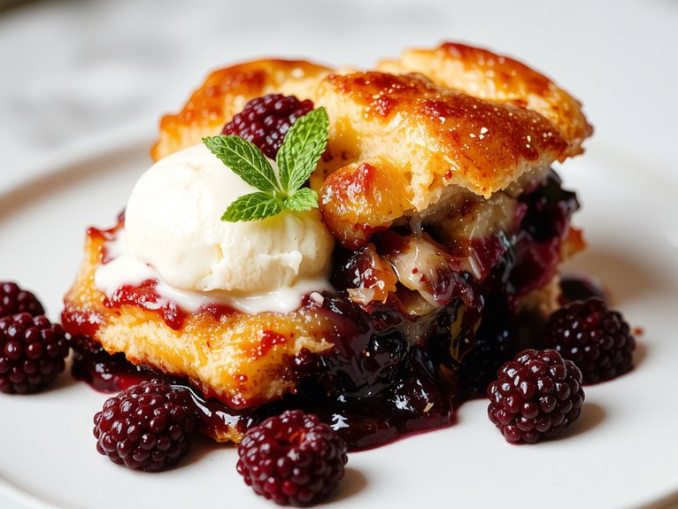juicy blackberry cobbler recipe