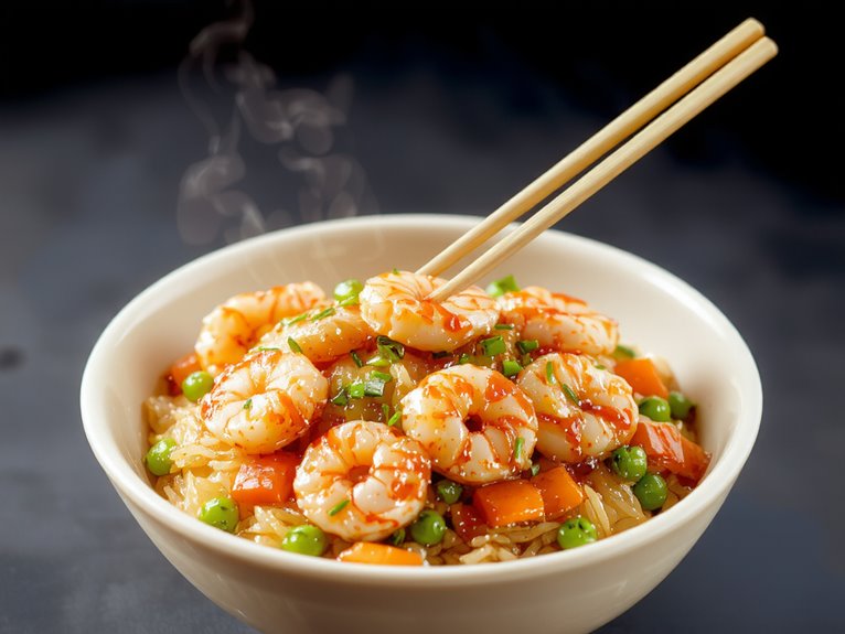 quick shrimp fried rice