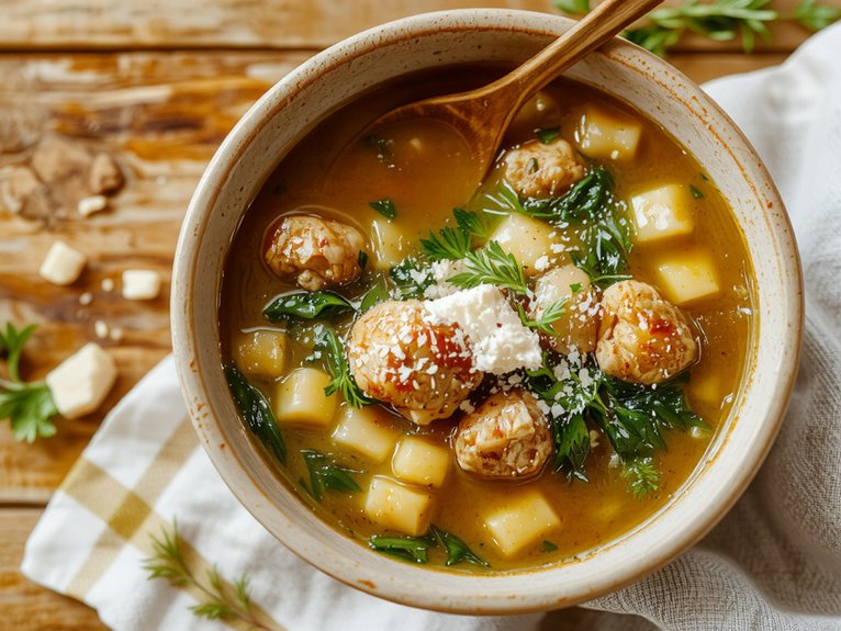 savory italian comfort soup