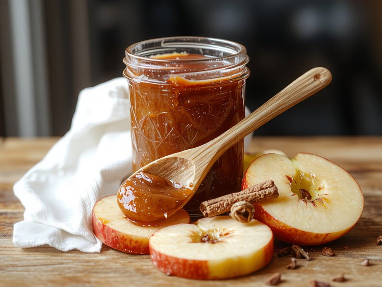 slow cooked apple spread