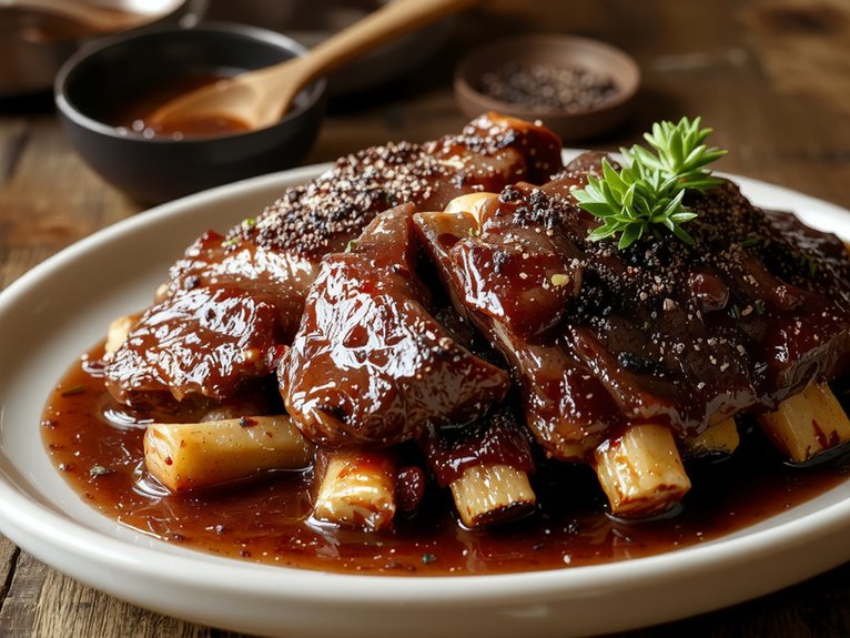 slow cooked beef short ribs