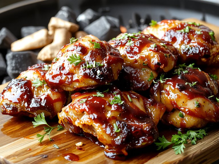 smoky bbq chicken thighs