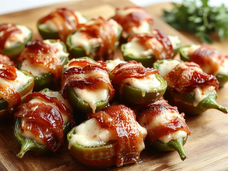spicy cheesy bacon appetizers