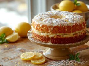 tangy citrus dessert creation