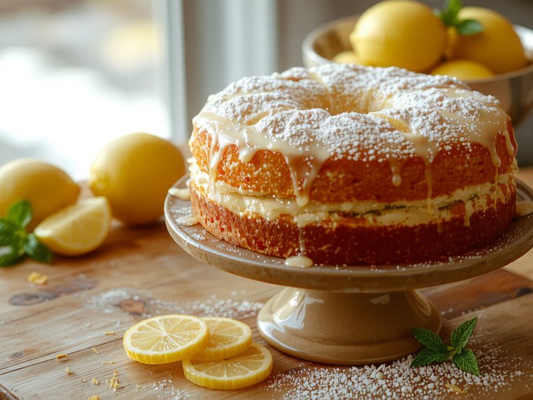 tangy citrus dessert creation