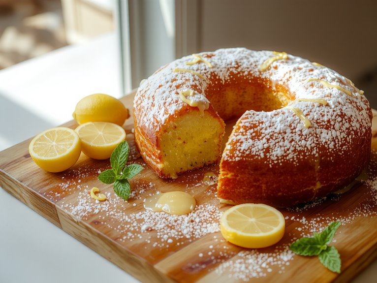tangy moist lemon cake