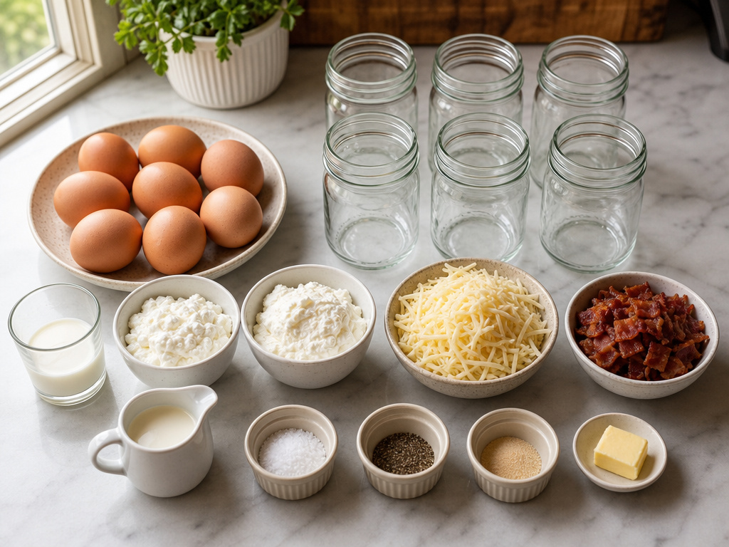 Starbucks-Style Sous Vide Egg Bites (Bacon & Gruyère Copycat) ingredients